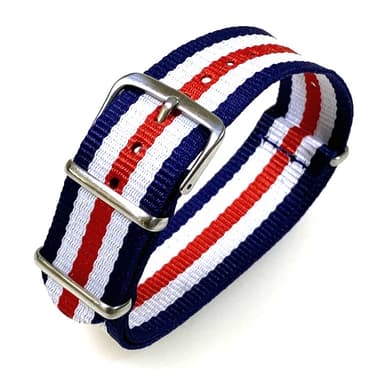 VOSTOK 18mm NATO Armband, Nylon, mehrfarbig (NATO18-10)