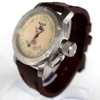 &quot;RUSSISCHE KRIEGSMARINE&quot; - 24-Std.-Automatikuhr von TRIUMPH mit VOSTOK - Werk, Edelstahl, ø47mm 2431 TRI-WMF-7