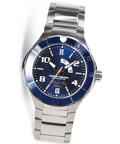 VOSTOK AMFIBIA BLACK SEA mit zusätzlichem 24Std.-Index (440795)
