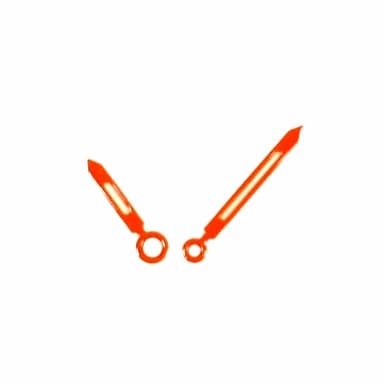 Orange Stunden- und Minuten - Zeiger KOMANDIRSKIE (PAAR13)