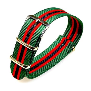 VOSTOK 18mm NATO Armband, Nylon, mehrfarbig (NATO18-18)