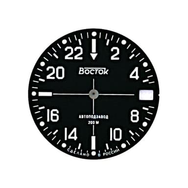 Zifferblatt 15B VOSTOK SNIPER 24Std. Zeitanzeige