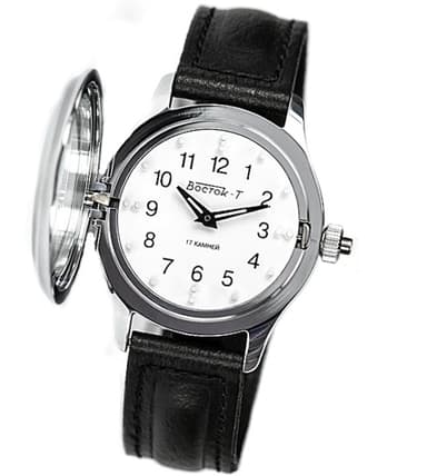VOSTOK Blindenuhr mit Sprungdeckel (491210)