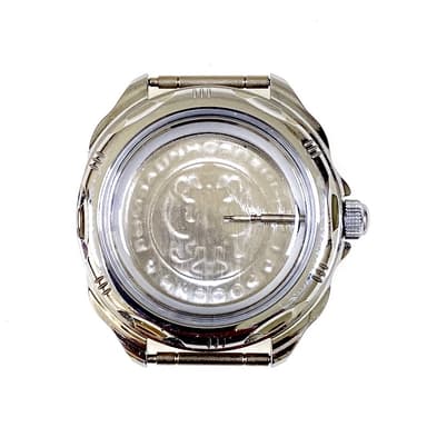 Gehäuse 211 für VOSTOK KOMANDIRSKIE Uhren von VOSTOK, verchromt, poliert, komplett 211ksb 