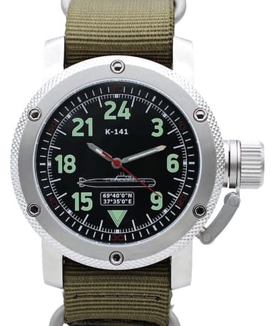 TRIUMPH U-BOOT KURSK, 24 Std. Zeit, SAPHIRE Glas (1089.21)
