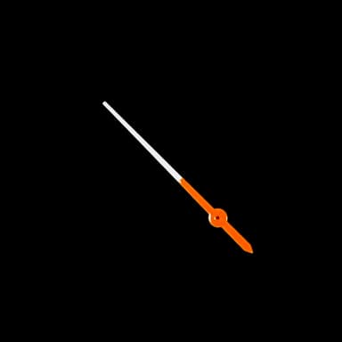 Orange-weißer Sekundenzeiger VOSTOK AMPHIBIA KOMANDIRSKIE (SEK92)