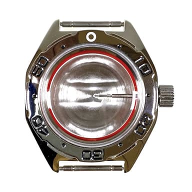 Gehäuse VOSTOK 670, poliert mit polierter Lünette (670ksb / 2)