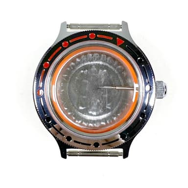 Gehäuse VOSTOK 92, verchromt, poliert (92ksb)