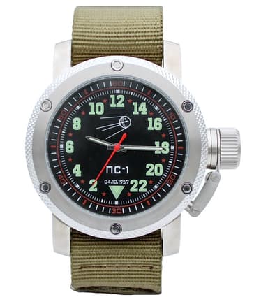 TRIUMPH SPUTNIK 1, 24 Std. Zeit, SAPHIRE Glas (1124.21)