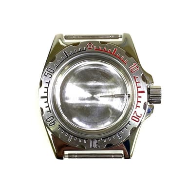 Gehäuse VOSTOK 110, poliert, gebürstete Lünette (110ksb / 2)