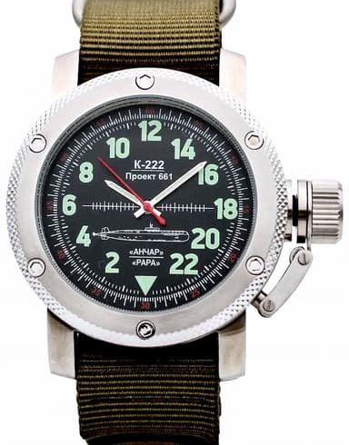 TRIUMPH U-BOOT ANCHAR, 24 Std. Zeit, SAPHIRE Glas (1034.21)