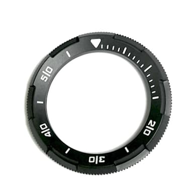 3D Lünette VOSTOK AMPHIBIA KOMANDIRSKIE, schwarz PVD mit Feder (LU-MAS-23)